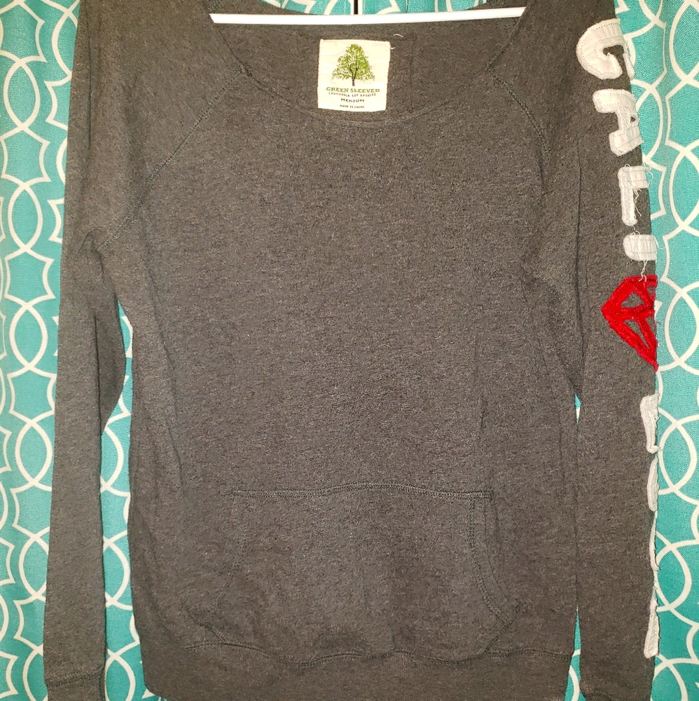 Green Sleeved California Los Angeles's shirt